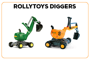 Rollytoys speelgoed graafmachines / diggers